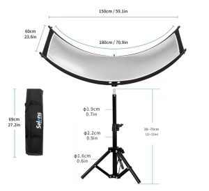 Відбивач Selens 4 Colors Collapsible Light Reflective Screen (180×60 см)