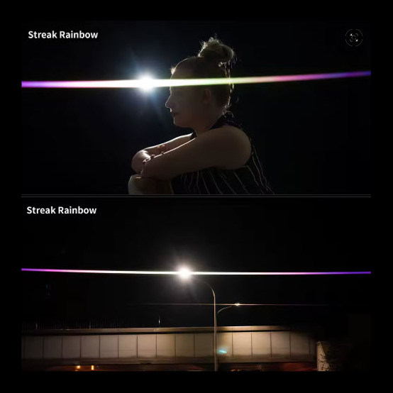 Райдужний кольоровий світлофільтр з полосами 77 мм Райдужний кольоровий світлофільтр з полосами 77 мм