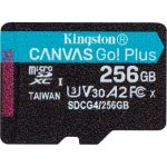 Карта памяти Kingston 256GB microSDXC сlass 10 UHS-I U3 V30 A2 Canvas Go Plus G4